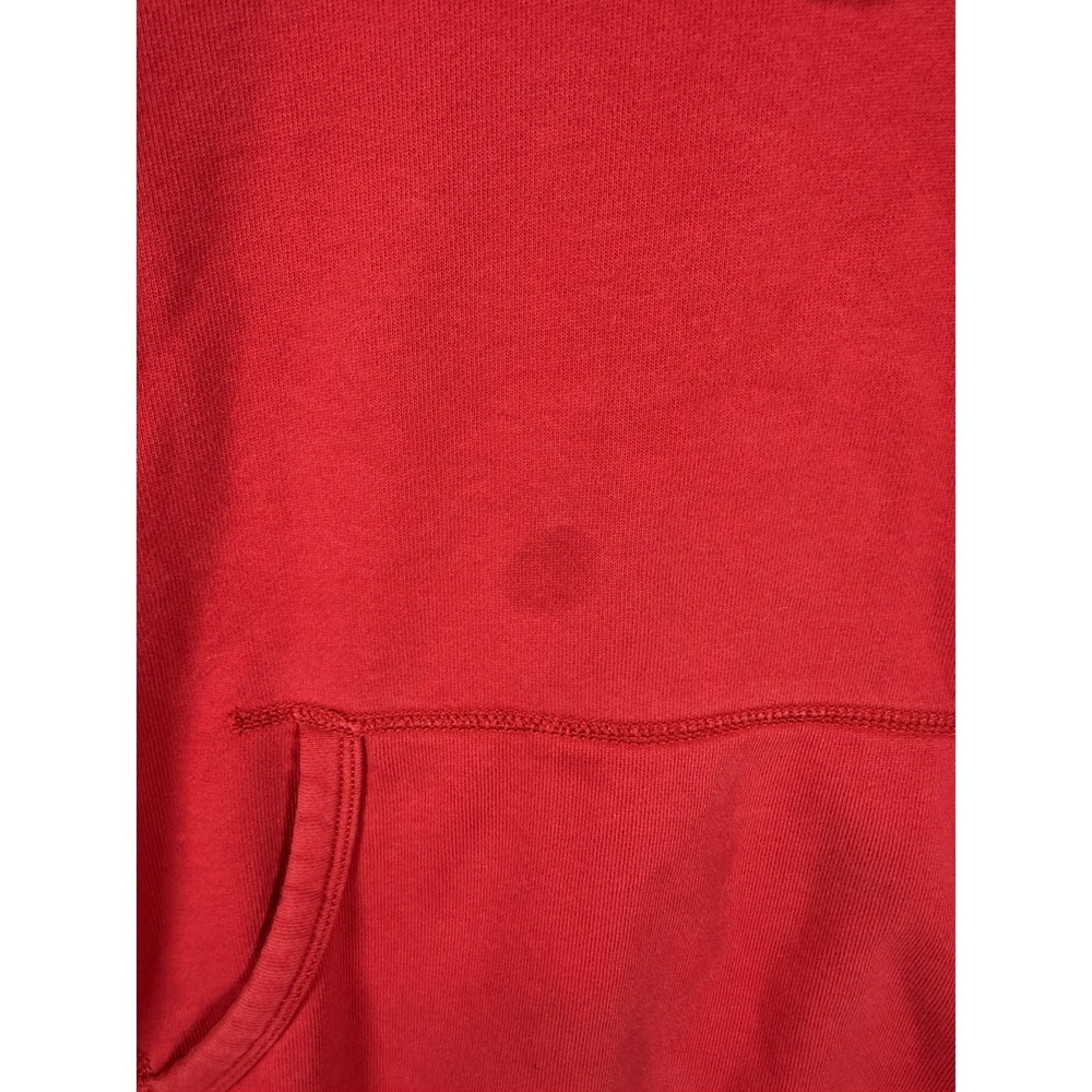 Polo Ralph Lauren Red Drawstring Hoodie Pullover Sweatshirt‎ Mens Size L - Picture 3 of 12